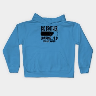 Big Brother Loading (black text) Kids Hoodie